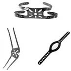 Product Image Head Harness, Adult, Conductive, Neoprene, Black