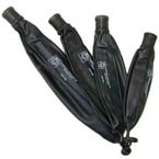 Product Image Breathing Bag, Fluted, Adult, 500 cc, 22 mm Female Rubber Bushing, Conductive, Black Neoprene