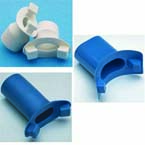 Product Image Mouthpiece, Reusable, 1 1/8in to 1 1/4in ID, Blue Thermoplastic Rubber, Non-Sterile
