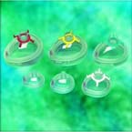 Product Image Face Mask, Clear Comfort, Air Cushion, Child, Inflation Port, 22mm Connector, Color Coded White