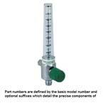 Product Image Oxygen Flowmeter, 0-70 LPM, No Adapter, 1/8 NPT Female