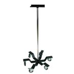 Product Image Equipment Stand, 5 Leg Base, 42in Tray Height, 9.5 x 13in Tray