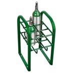Product Image Cylinder Stand, M4, M6, B Cylinders, 6 Cylinder Capacity, Green