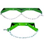 Product Image Cylinder Wall Bracket, M60, M, H, T Cylinders, 1 Cylinder Capacity, Safety Chain, 6in D x 11in W, 3lbs, Green