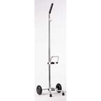 Product Image Cylinder Cart, D or E Cylinder, Small Hook Near Handle, 2 Plastic Wheels, Baked Enamel