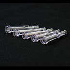 Product Image Cannula Adapter, Clear, Trumpet Connector to Female Luer Lok Connector