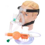 Product Image O2-MAX System, BiTrac ED Adult LG Full Face Mask, Expandable Circuit, DISS Connector
