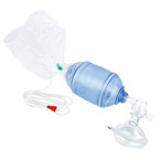 Product Image Curaplex® BVM Manual Resuscitator, Universal Connector, Oxygen Tubing, Mask Size 4, Small Adult/Pediatric